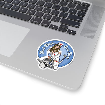 "Thick Thighs" Sticker