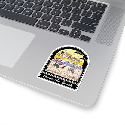 "Storm the Beach" Sticker