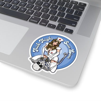 "Thick Thighs" Sticker